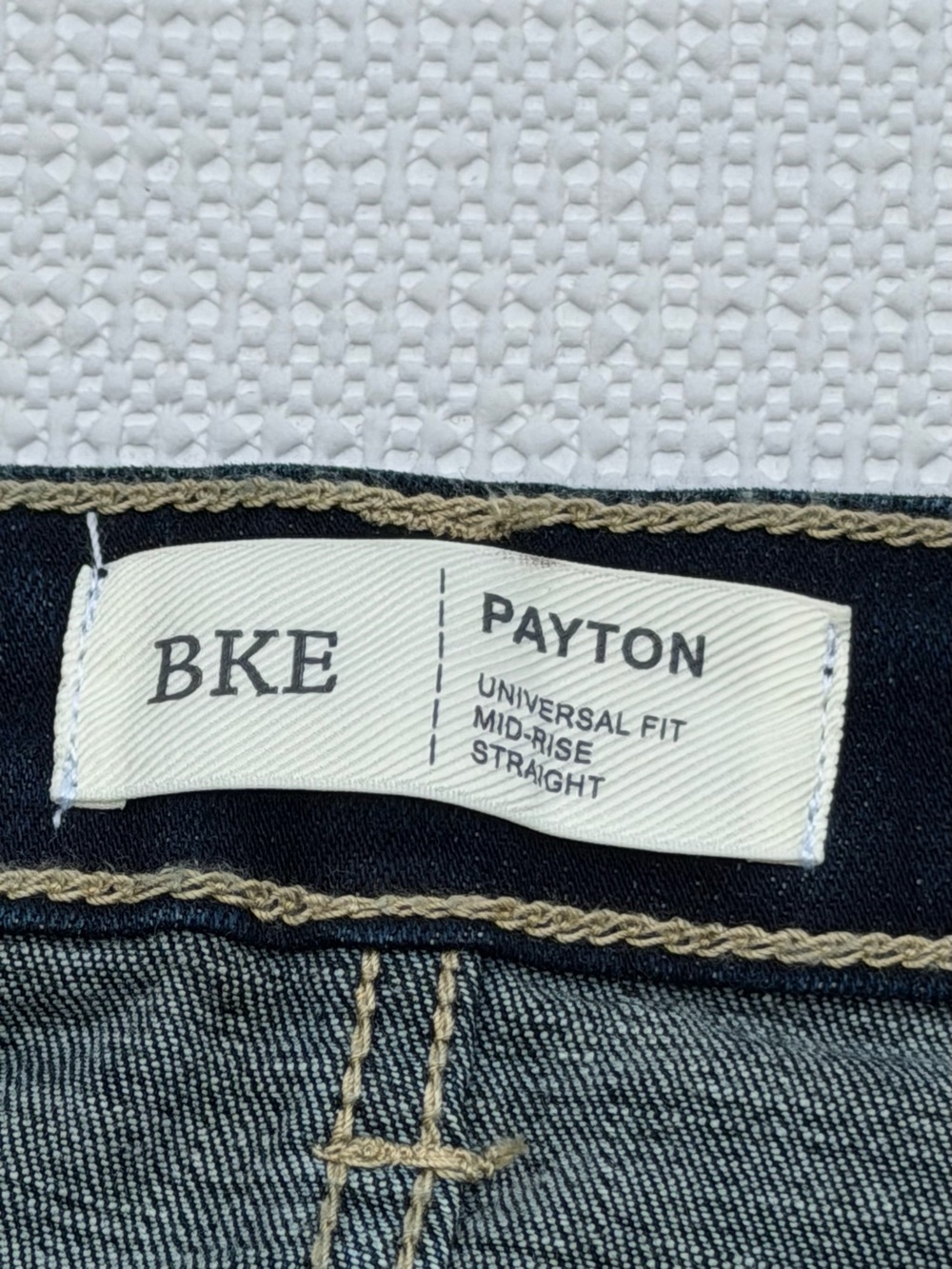 BKE Payton Straight Jeans Women’s 27x32 Dark Wash Mid Rise Stretch Denim - Picture 4 of 10
